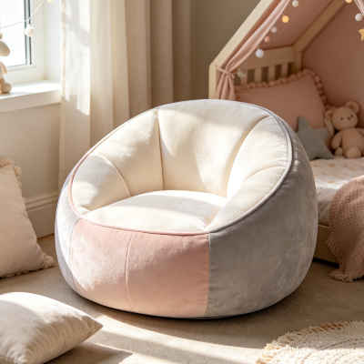 Soft Velvet Kids Relaxing Sofa Chair