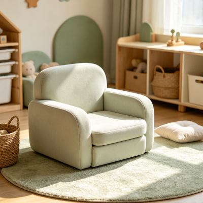 Cozy Foldable Children's Foam Sofa Seat