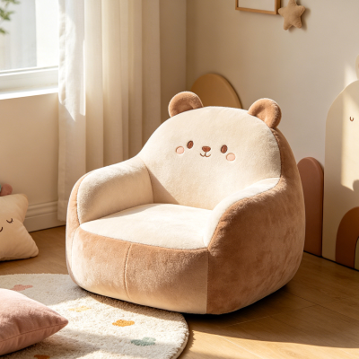 Cartoon Animal Kids Reading Sofa Chair
