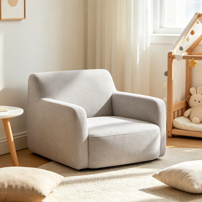 Modern Fabric Toddler Accent Sofa Chair