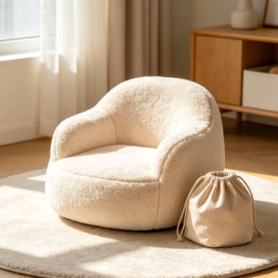 Lightweight Portable Children's Plush Sofa Chair