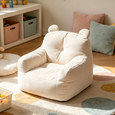 Upholstered Children's Playroom Sofa Seating Chair